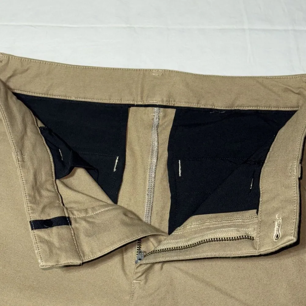 Lululemon Pants Men's 30x27 Khaki Brown ABC Classic-Fit 5 Pocket Trousers Preppy - Picture 9 of 10